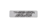 10135082 Decal, Transmission Declutch (Supersedes 35082A) | JLG